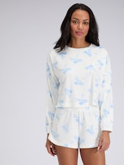 Boux Avenue Bow Velour Short Pyjamas Set - Imagen 2 de 6