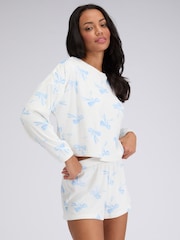 Boux Avenue Bow Velour Short Pyjamas Set - Imagen 3 de 6