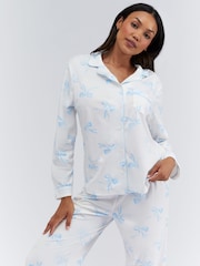 Boux Avenue Stripe Xmas Pyjamas in a Bag - Image 4 of 7
