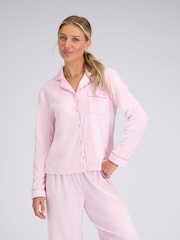 Boux Avenue Pink Velour Pyjamas Set - Image 1 of 6