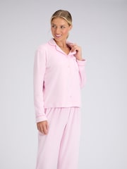 Boux Avenue Pink Velour Pyjamas Set - Image 3 of 6