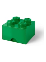 Lego Dark Green Drawer 4 Brick - Image 2 of 3