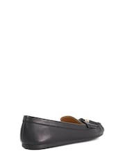 Dune London Black Geen Tassle Detail Soft Loafers - Image 3 of 6