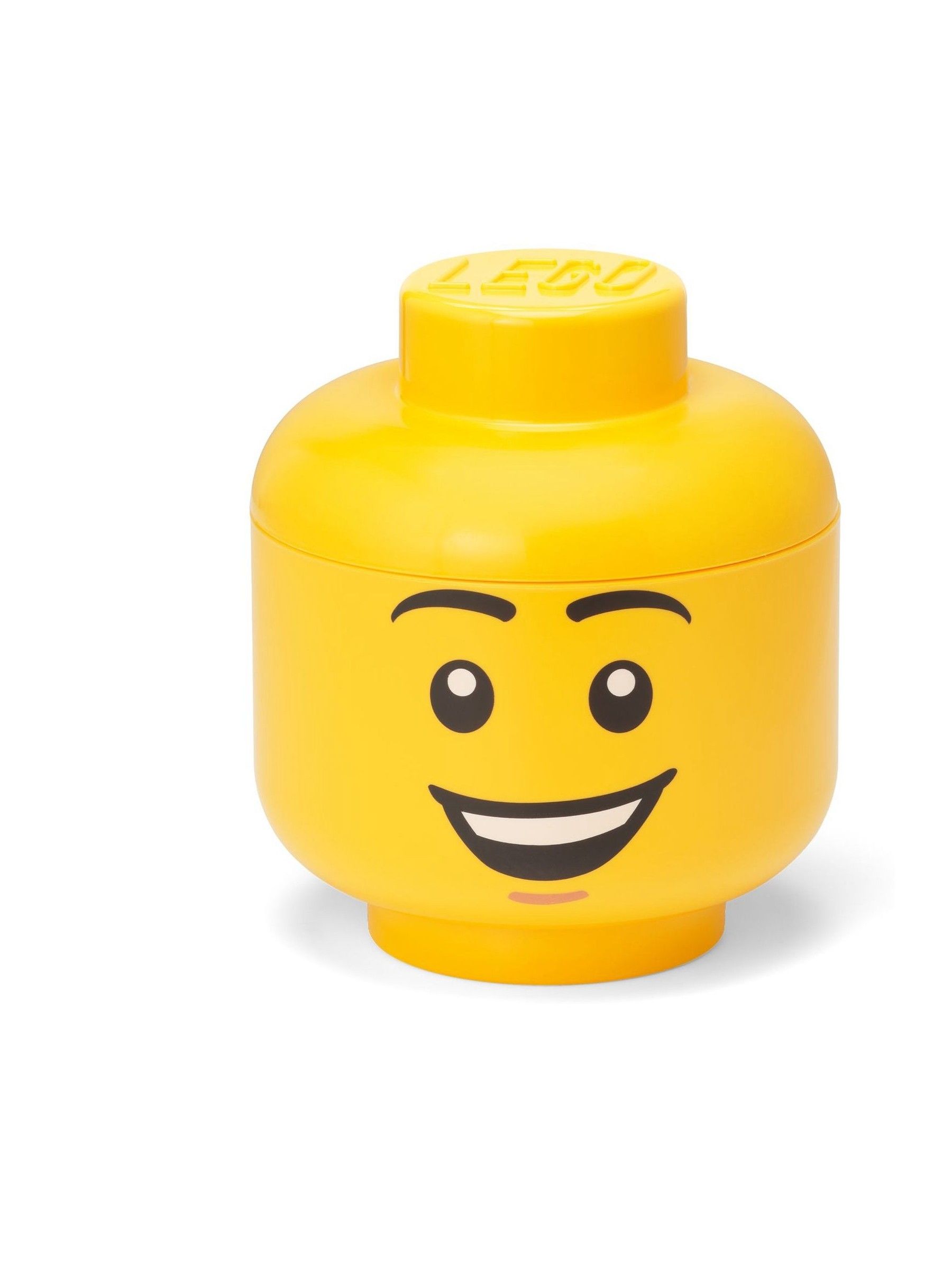 Lego Unisex Kids Bright Yellow Happy Boy Head Small Storage - Image 3