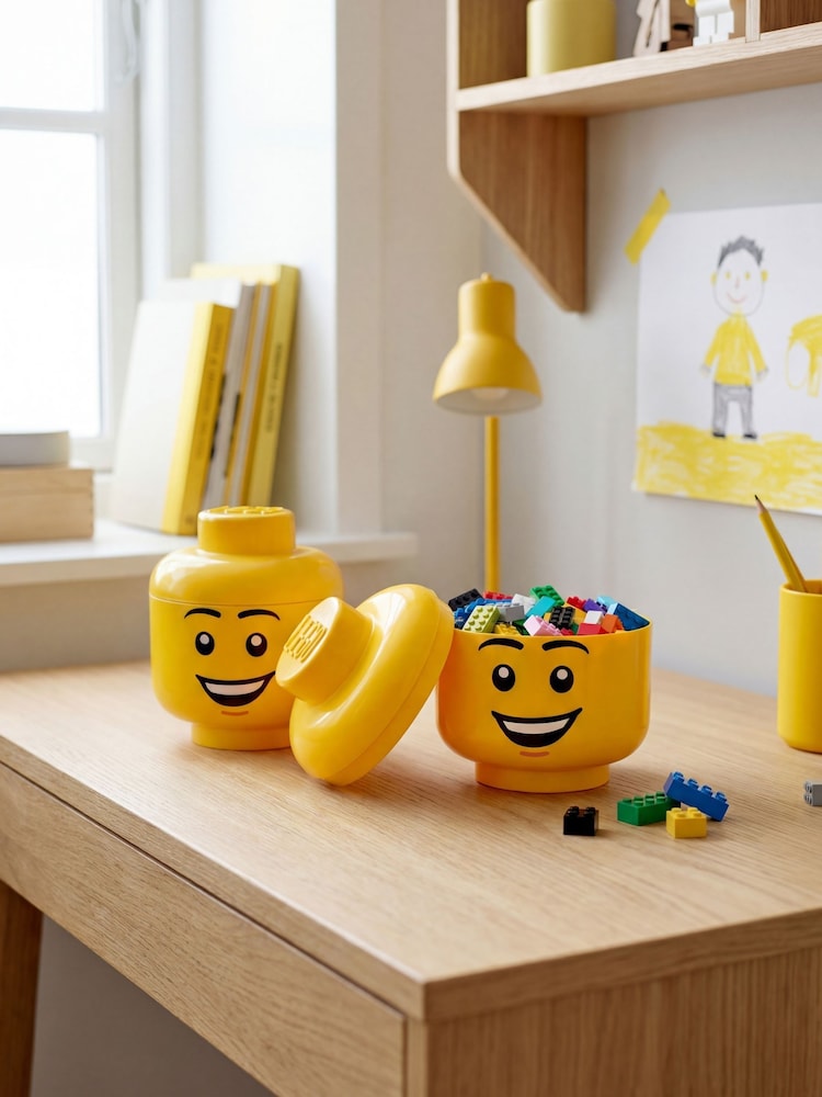 LEGO Happy Boy Head Small Storage - Image 3 de 3