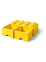 LEGO Bright Yellow Drawer 8 Brick Storage - Image 2 of 3