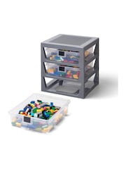 LEGO Dark Stone Grey 3 Drawer Rack - Image 3 of 3
