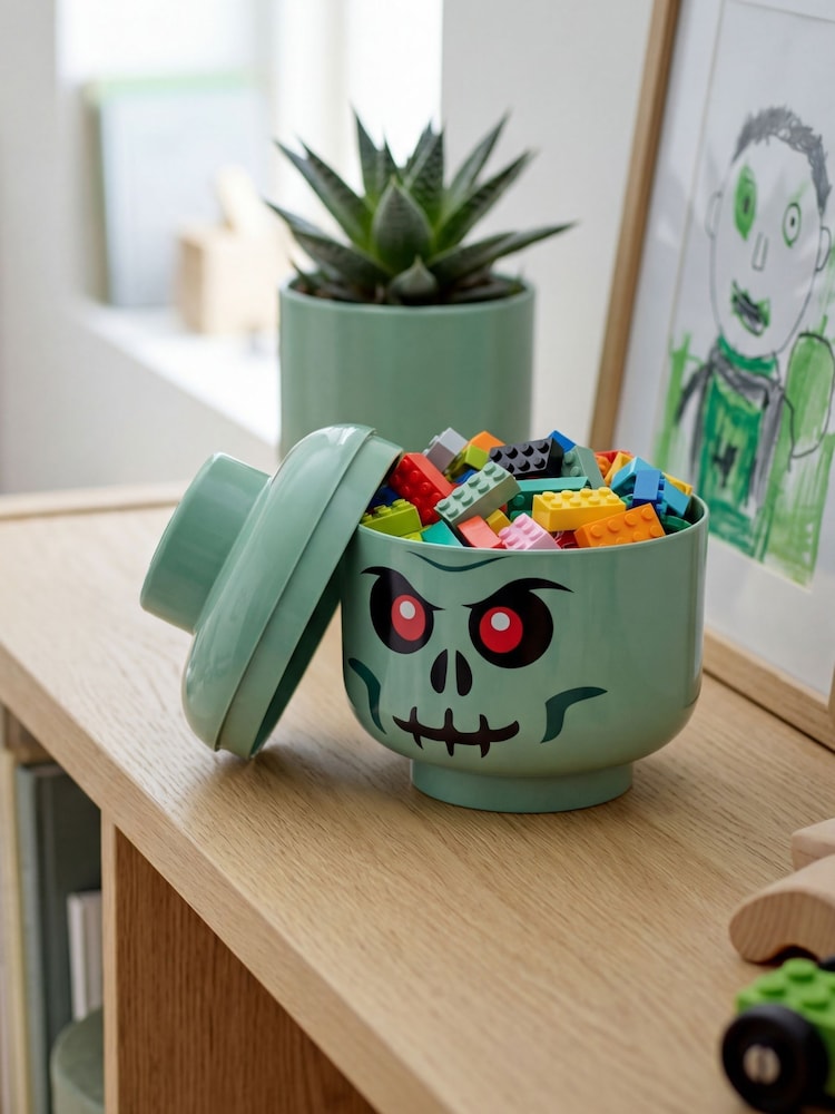 Lego Green Small G Skeleton Head - Image 3 of 3