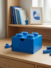LEGO Bright Blue Desk Drawer 4 Brick Storage - Image 3 of 3