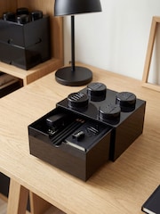 LEGO Black Desk Drawer 4 Brick Storage - Image 3 of 4