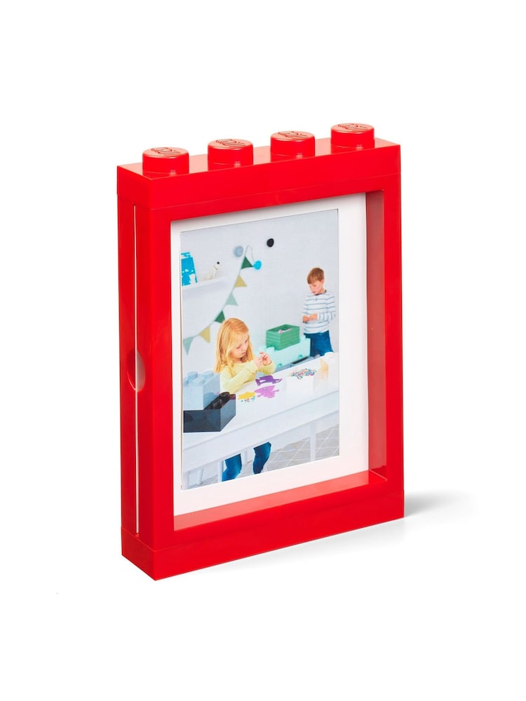 Lego Bright Red Picture Frame - Image 1 of 3 Lego Bright Red Picture Frame - Image 1 of 3