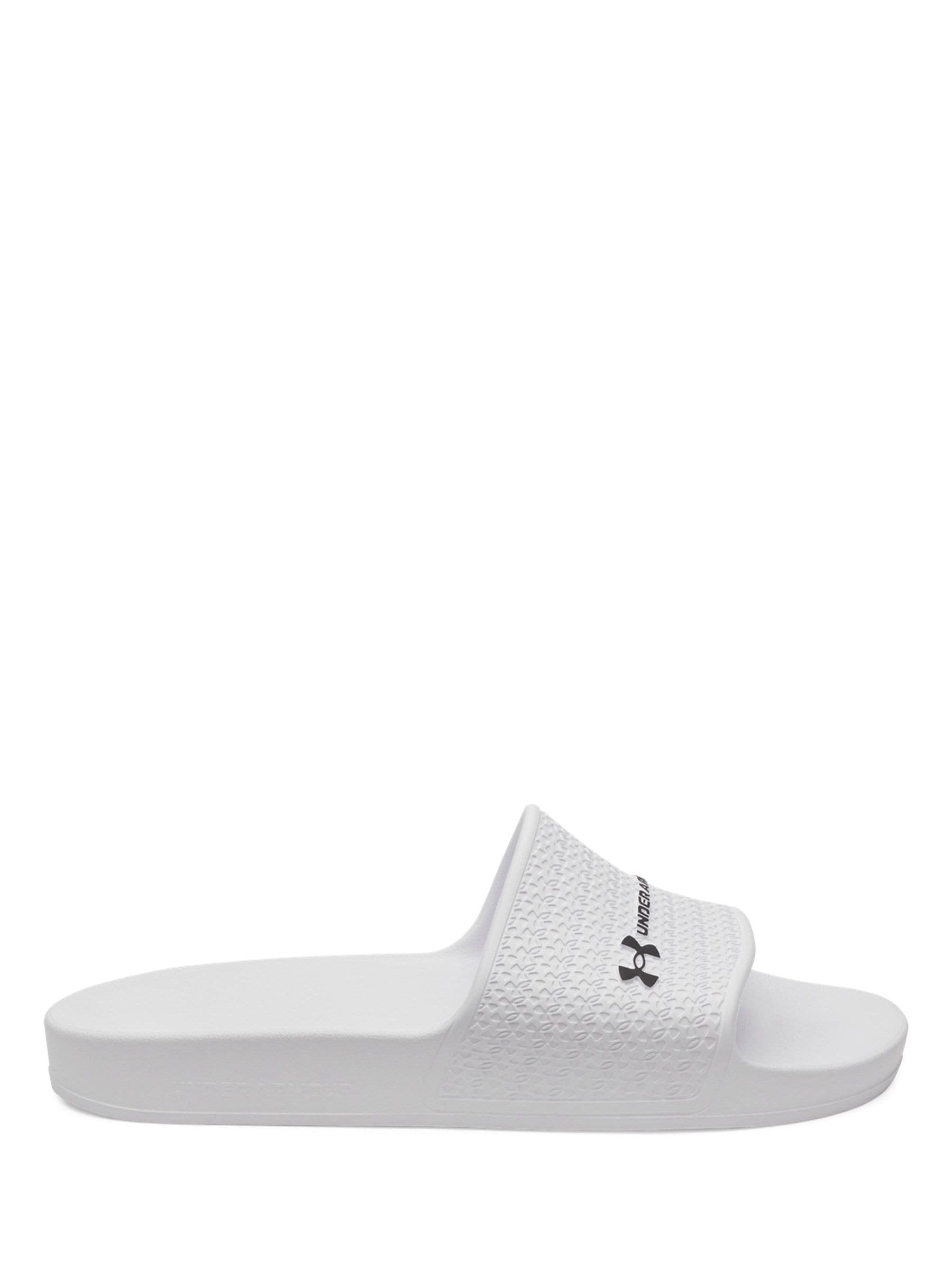 Buy Under Armour White Locker Slides Sandals from Next Canada