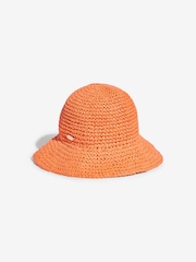 橙色 - Lipsy Faux Raffia Straw Bucket Hat - 圖片 5/8