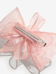 Lipsy Blush Pink Fascinator Hair Clip - Image 4 of 5