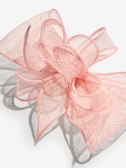 Lipsy Blush Pink Fascinator Hair Clip - Image 5 of 5