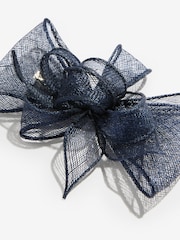 Lipsy Navy Blue Fascinator Hair Clip - Image 4 of 5