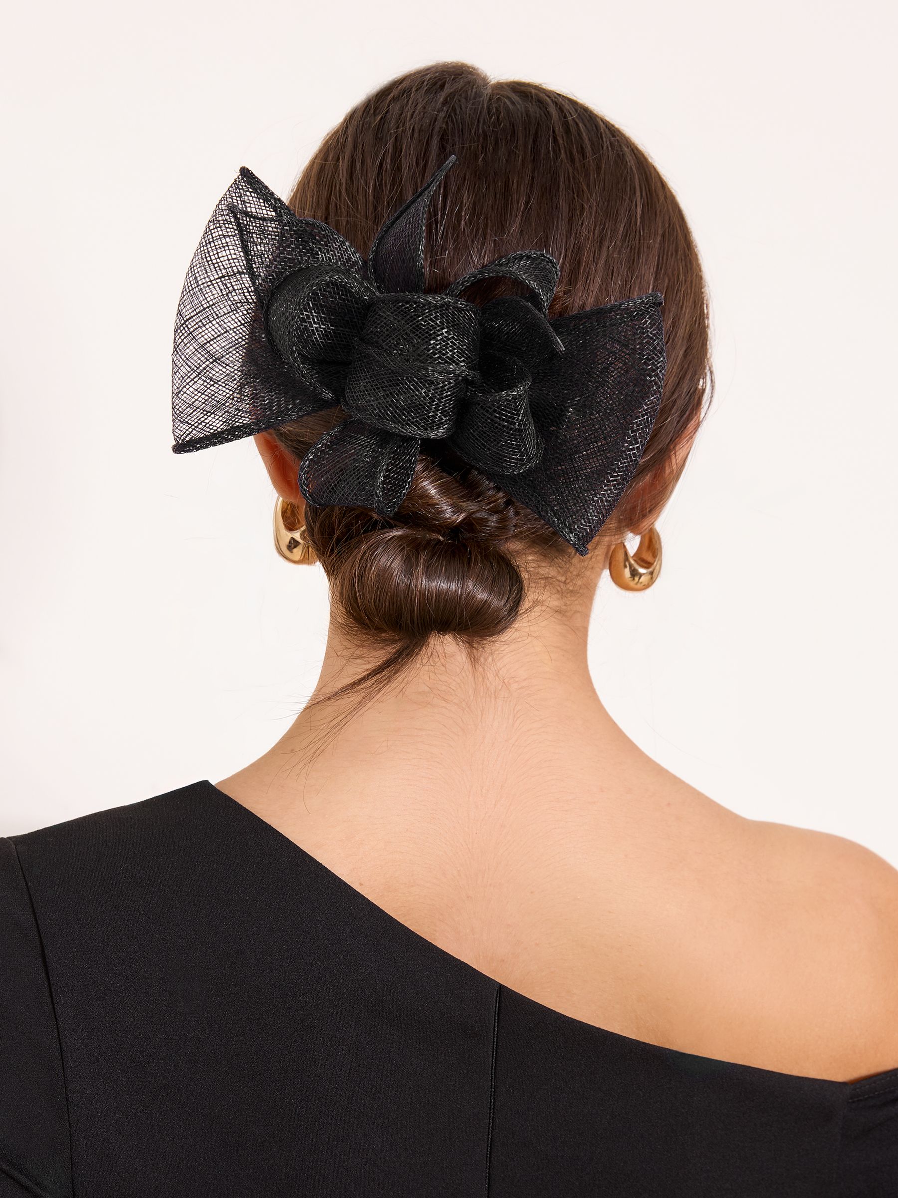 Buy Lipsy Black Fascinator Hair Clip from Next USA