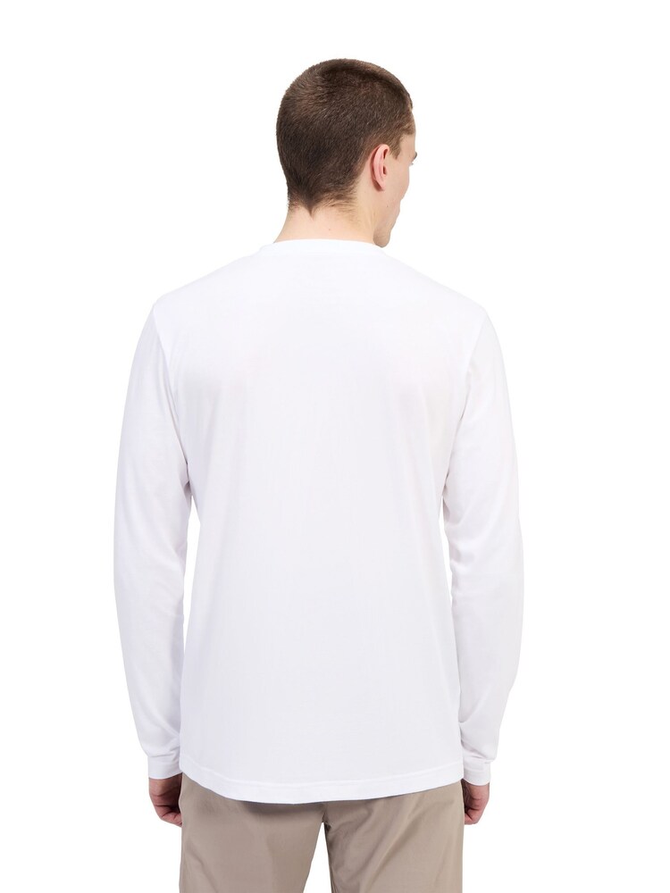 Berghaus White Classic Large Logo long Sleeve T-Shirt - Image 4 of 4 Berghaus White Classic Large Logo long Sleeve T-Shirt - Image 4 of 4