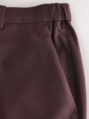 Burgundy Red Muscle Fit Motionflex Stretch Suit Trousers - Image 10 of 10