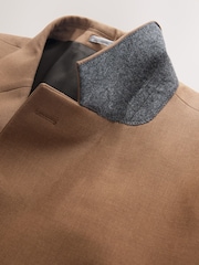 Tan Brown Muscle Fit Motionflex Stretch Suit Jacket - Image 3 of 6