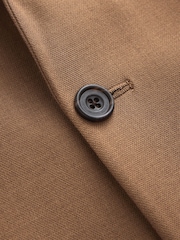 Tan Brown Muscle Fit Motionflex Stretch Suit Jacket - Image 5 of 6