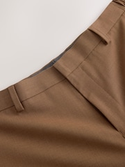 Tan Brown Muscle Fit Motionflex Stretch Suit Trousers - Image 11 of 13