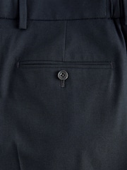 Navy Muscle Fit Motionflex Stretch Suit Trousers - Image 9 of 10