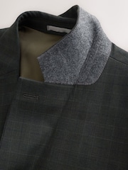 Grün - Muscle Fit Motionflex Stretch Check Suit Jacket - Bild 9 von 12