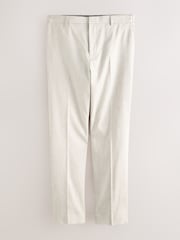 Stone Muscle Fit Motionflex Stretch Linen Rich Suit Trousers - Image 8 of 13