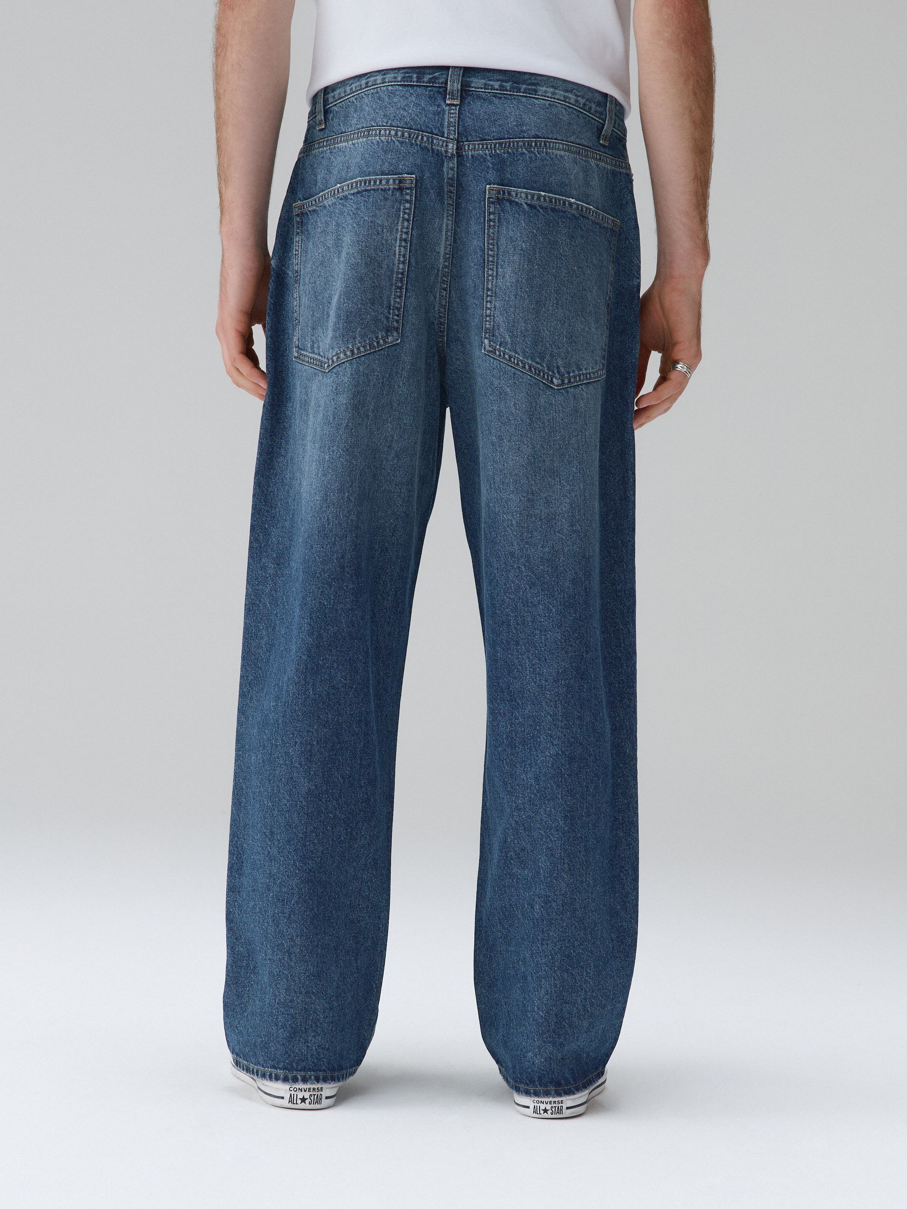 Buy Vintage Blue Baggy Fit Authentic Jeans from the Next UK online