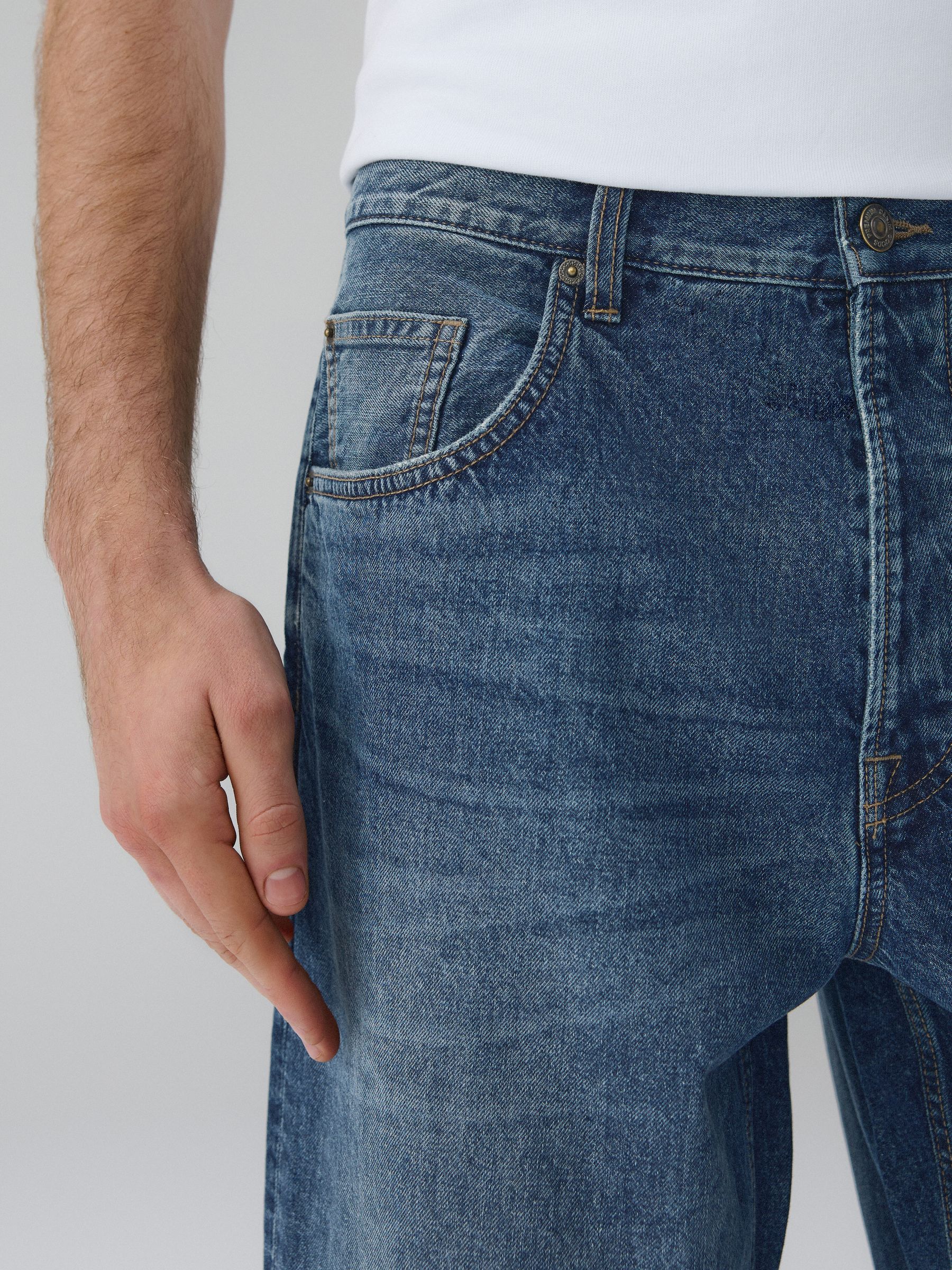 Buy Vintage Blue Baggy Fit Authentic Jeans from Next USA