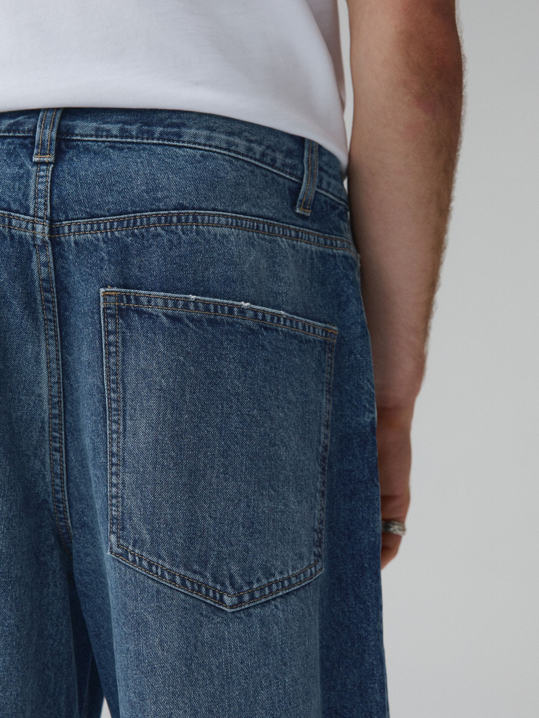 Buy Vintage Blue Baggy Fit Authentic Jeans from Next USA