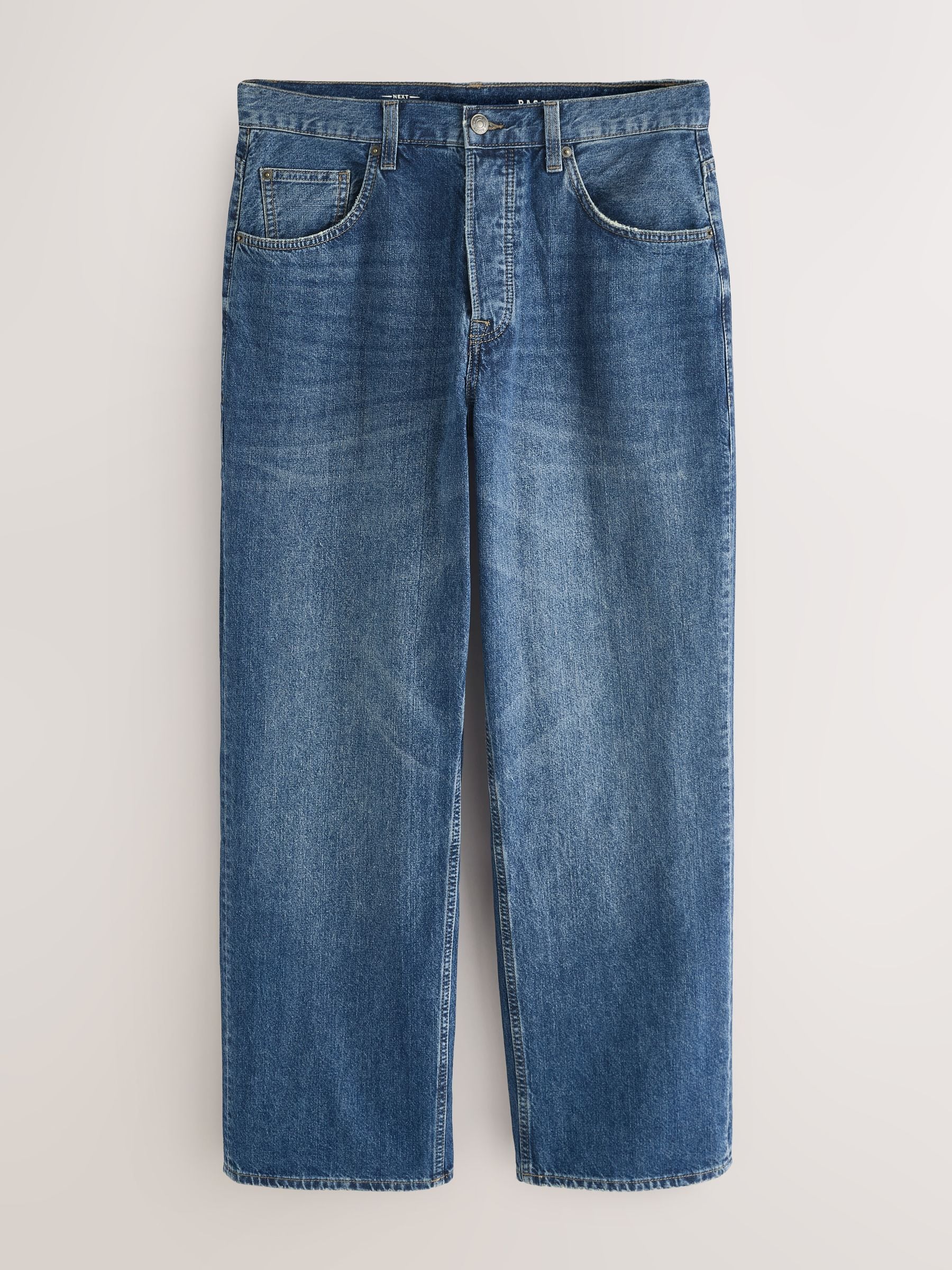 Buy Vintage Blue Baggy Fit Authentic Jeans from the Next UK online
