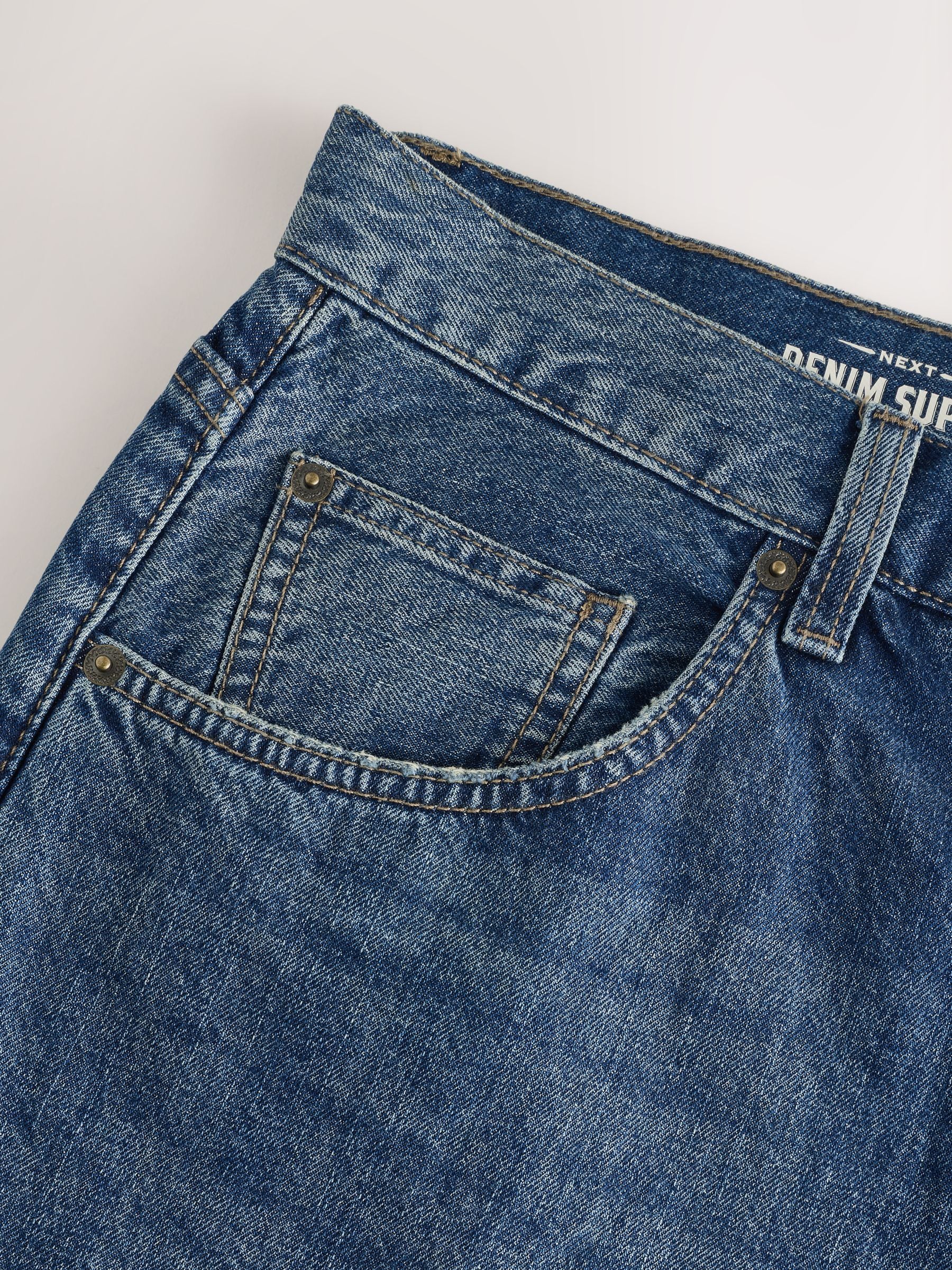 Buy Vintage Blue Baggy Fit Authentic Jeans from the Next UK online