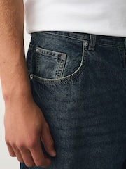 Blue Denim Baggy Fit Authentic Jeans - Image 5 of 9