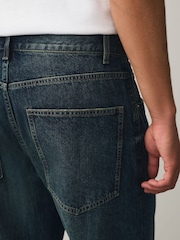 Blue Denim Baggy Fit Authentic Jeans - Image 6 of 9