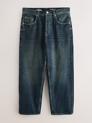 Blue Denim Baggy Fit Authentic Jeans - Image 7 of 9