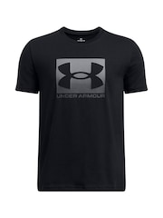 Under Armour Black Boxed Sports Short Sleeve Cotton T-Shirt - Image 1 of 2