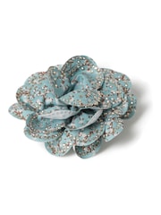 Aela Sparkly Flower Hair Clip Brooch - Image 2 of 3