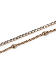 Aela Rhinestone Ball Gold Tone Anklet - Image 2 of 2