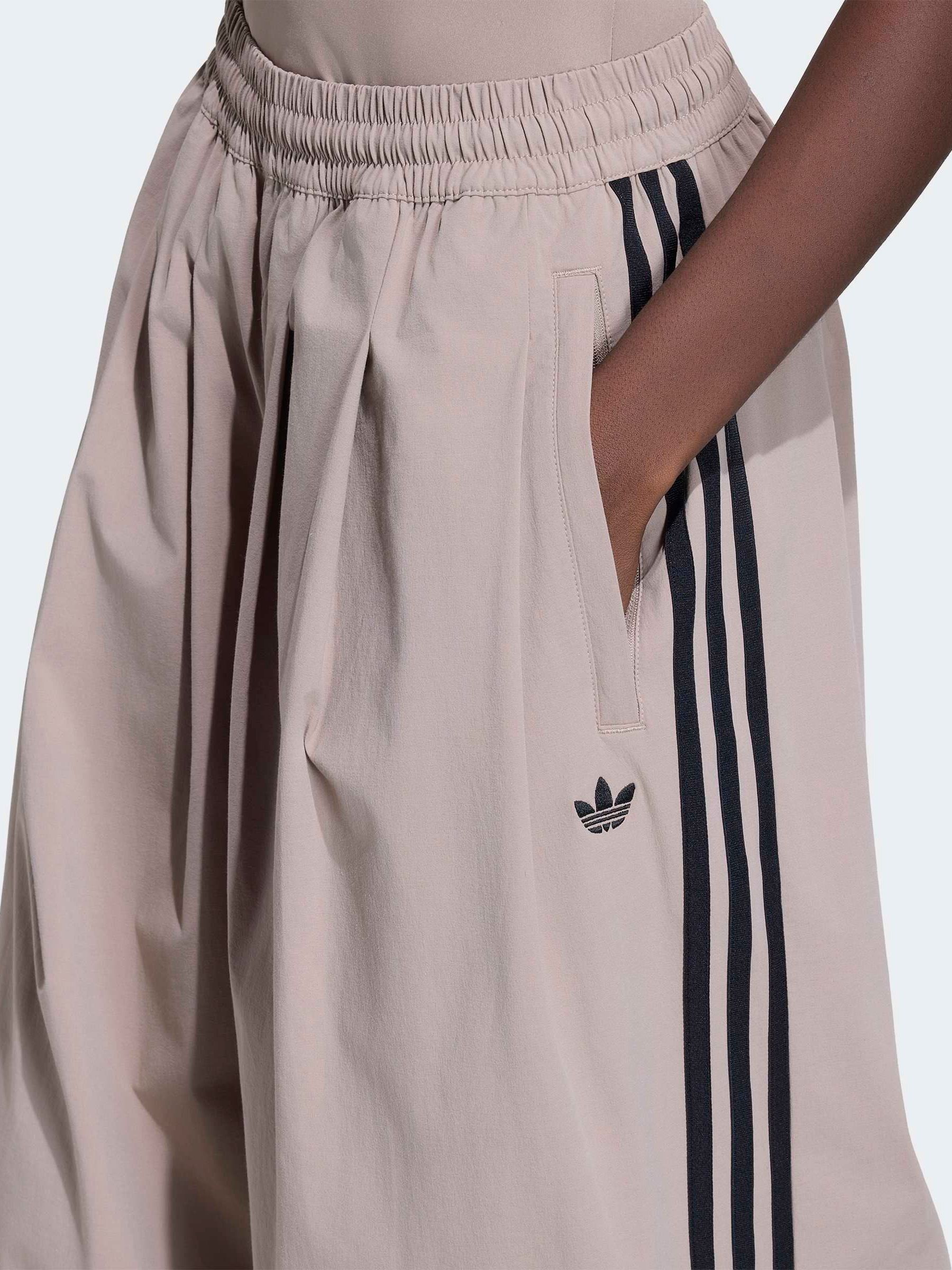Buy adidas Originals Brown Pleated Trackpant Trousers from Next