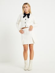 River Island Cream Petite Flippy Skirt - Image 1 of 4