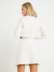 River Island Cream Petite Flippy Skirt - Image 2 of 4