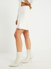 River Island Cream Petite Flippy Skirt - Image 3 of 4