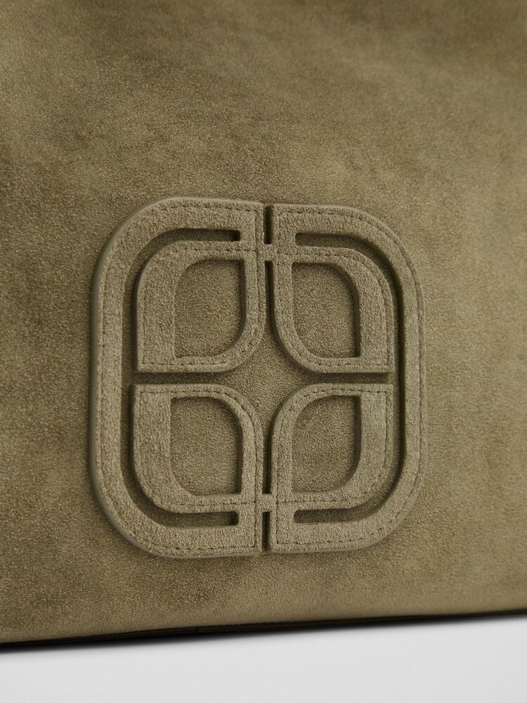 LK Bennett Green Lou Lou Olive Leather Bag - Image 2 of 3
