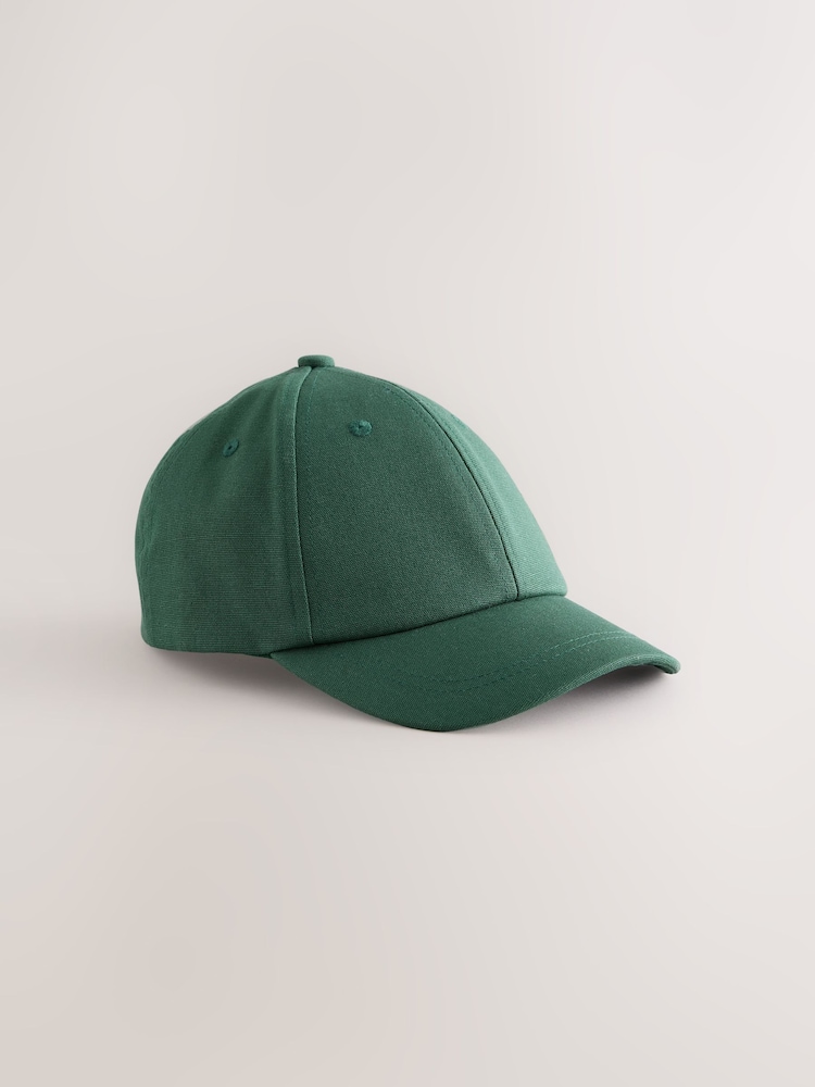 Forest Green Canvas Cotton Cap 1-16 Years (3mths-16yrs) - Image 2 of 4