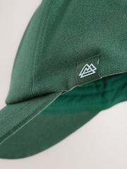 Forest Green Canvas Cotton Cap 1-16 Years (3mths-16yrs) - Image 3 of 4