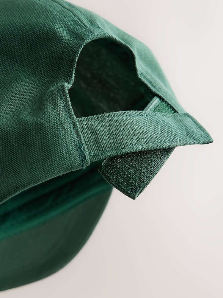 Forest Green Canvas Cotton Cap 1-16 Years (3mths-16yrs) - Image 4 of 4