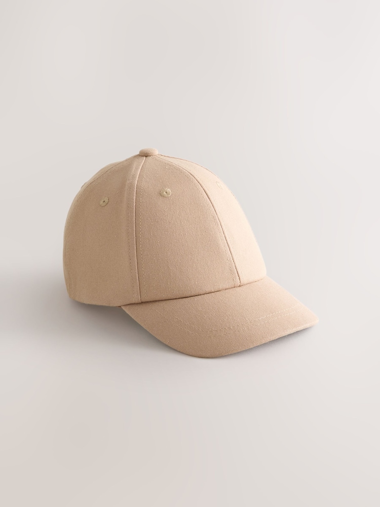 Cement Brown Canvas Cotton Cap 1-16 Years (3mths-16yrs) - Image 1 of 3