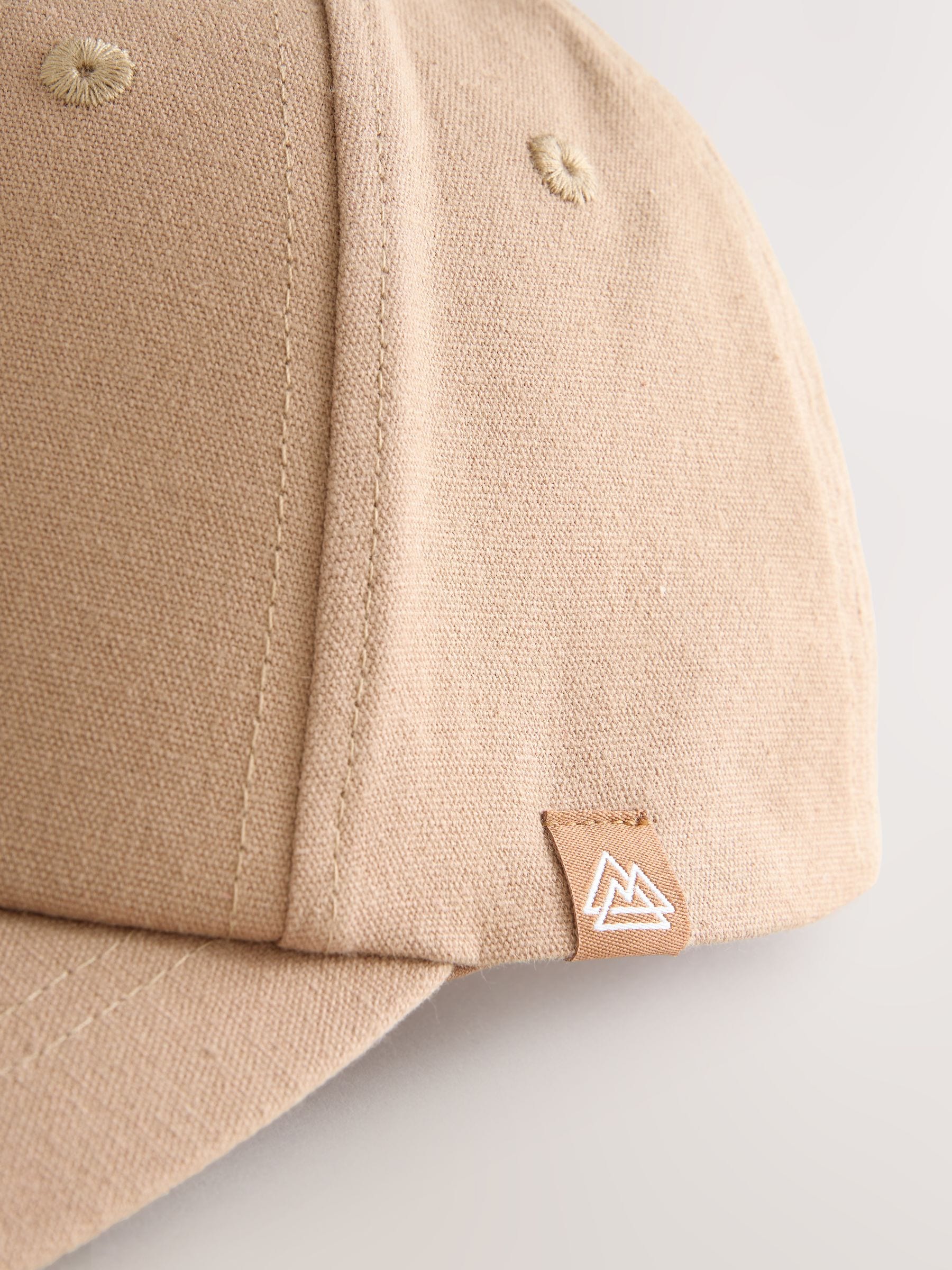 Buy Cement Brown Canvas Cotton Cap 1-16 Years (3mths-16yrs) from